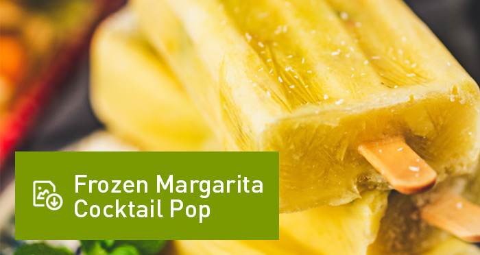 Frozen Margarita Cocktail Pop